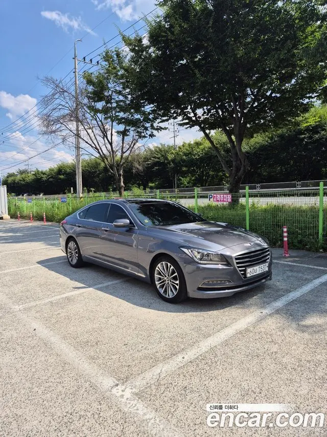 HYUNDAI GENESIS DH 2015 — 177 701 км, серебристо-серый, Корея — под ключ — фото 6