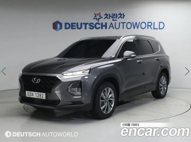 HYUNDAI SANTA FE 2019 — 122 540 км, серый, Корея — под ключ — фото 12