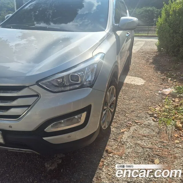 HYUNDAI SANTA FE 2013 — 350 000 км, серебристый, Корея — под ключ — фото 2