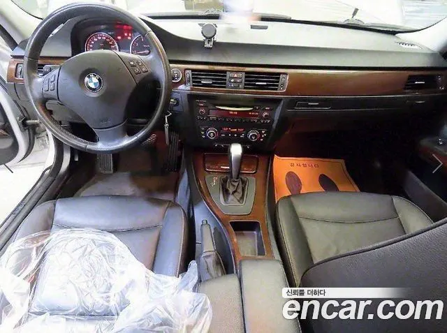 BMW 3 SERIES 2009 — 90 643 км, серебристо-серый, Корея — под ключ — фото 10