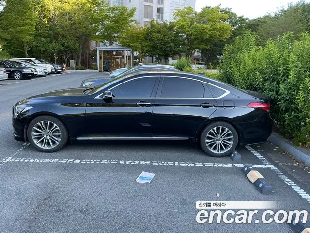HYUNDAI GENESIS DH 2014 — 126 000 км, чёрный, Корея — под ключ — фото 2