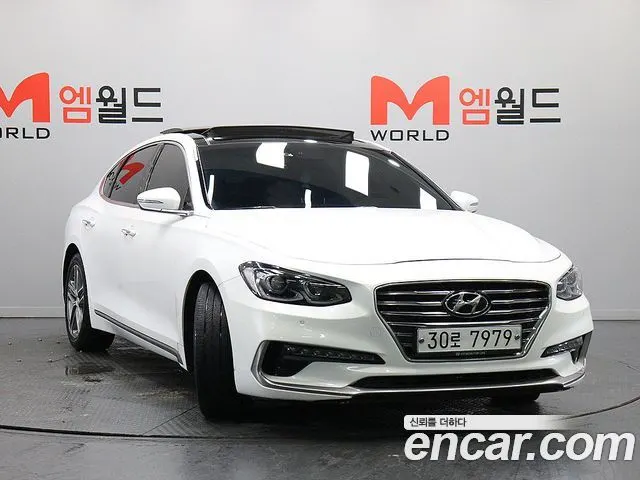 HYUNDAI GRANDEUR 2019 — 137 690 км, белый, Корея — под ключ — фото 3