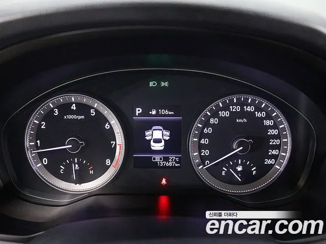 HYUNDAI GRANDEUR 2019 — 137 690 км, белый, Корея — под ключ — фото 8