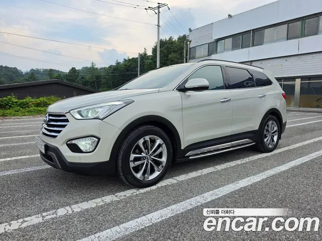 HYUNDAI MAXCRUZ 2014 — 212 000 км, белый-перламутр, Корея — под ключ — фото 1