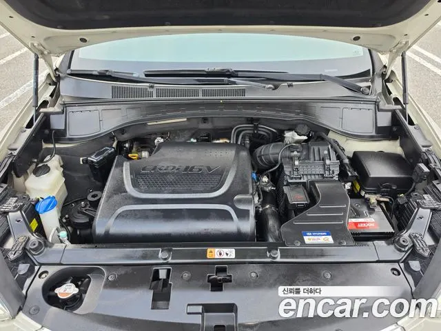HYUNDAI MAXCRUZ 2014 — 212 000 км, белый-перламутр, Корея — под ключ — фото 7