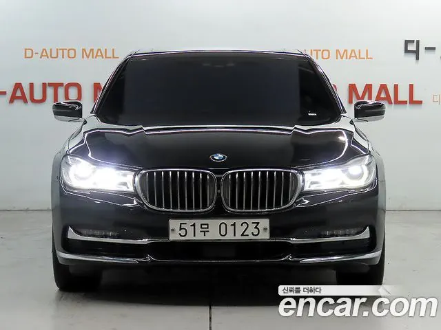 BMW 7 SERIES 2016 — 216 063 км, чёрный, Корея — под ключ — фото 2