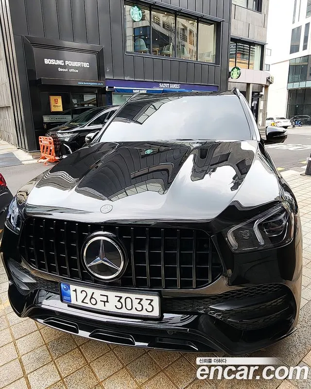 MERCEDES-BENZ GLE-CLASS W166 2019 — 69 100 км, чёрный, Корея — под ключ — фото 1