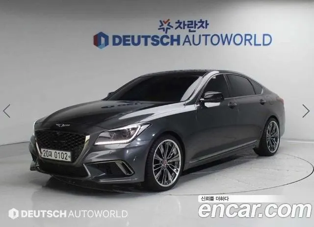 GENESIS G80 2017 — 150 907 км, серебристо-серый, Корея — под ключ — фото 1