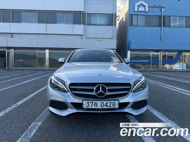 MERCEDES-BENZ C-CLASS W205 2016 — 61 438 км, серебристый, Корея — под ключ — фото 3