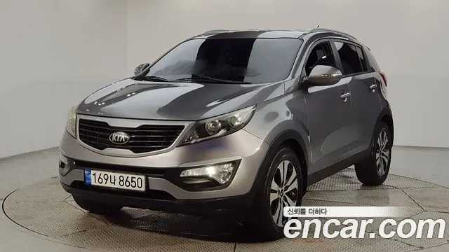 KIA SPORTAGE R 2013 — 162 721 км, серый, Корея — под ключ — фото 1