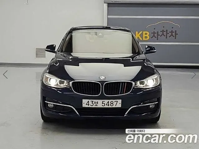 BMW 3 SERIES GT 2015 — 148 262 км, синий, Корея — под ключ — фото 2