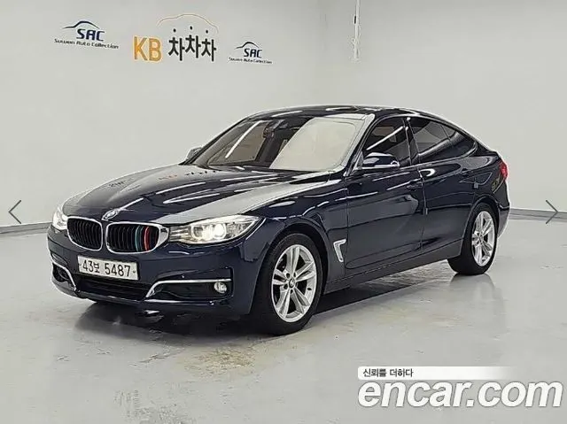 BMW 3 SERIES GT 2015 — 148 262 км, синий, Корея — под ключ — фото 12