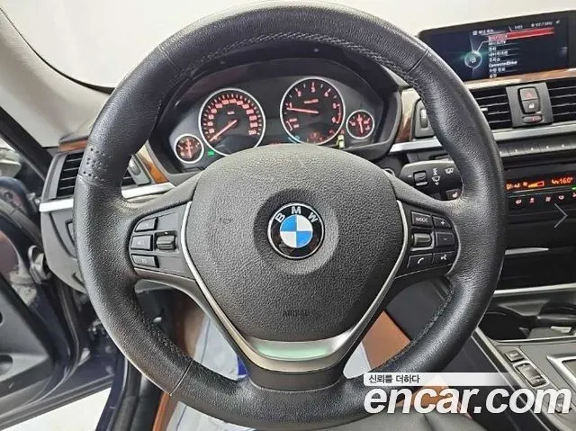 BMW 3 SERIES GT 2015 — 148 262 км, синий, Корея — под ключ — фото 9