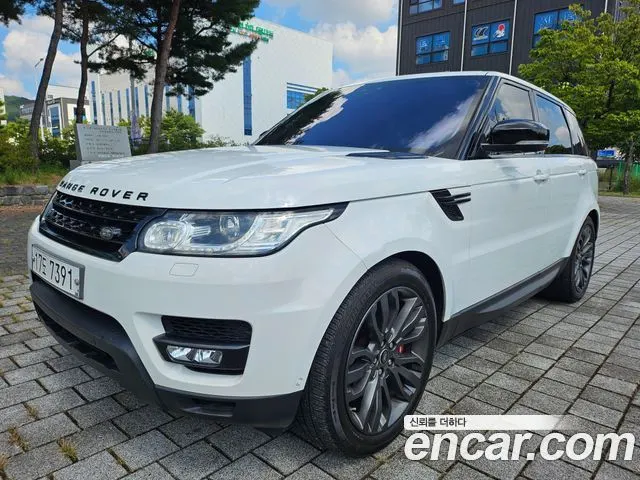 LAND ROVER RANGE ROVER SPORT 2017 — 172 204 км, белый, Корея — под ключ — фото 2