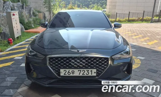 GENESIS G70 2019 — 82 700 км, бирюзовый, Корея — под ключ — фото 4