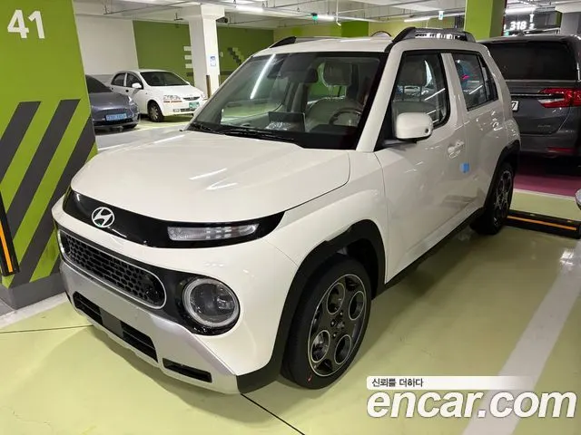 HYUNDAI CASPER 2027 — 3 км, белый-перламутр, Корея — под ключ — фото 1