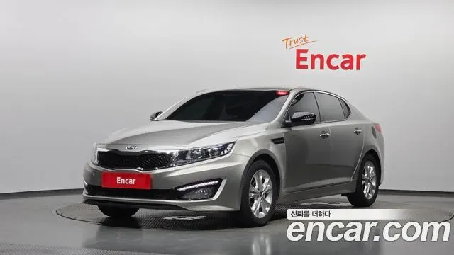 KIA K5 2013 — 198 574 км, светло-золотистый, Корея — под ключ — фото 1