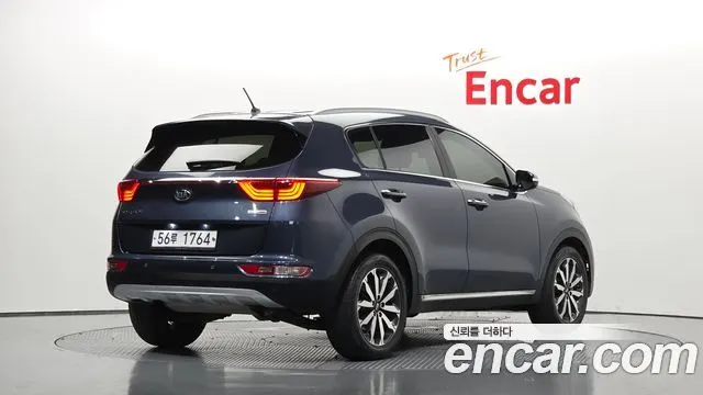 KIA SPORTAGE 2016 — 191 477 км, синий, Корея — под ключ — фото 2