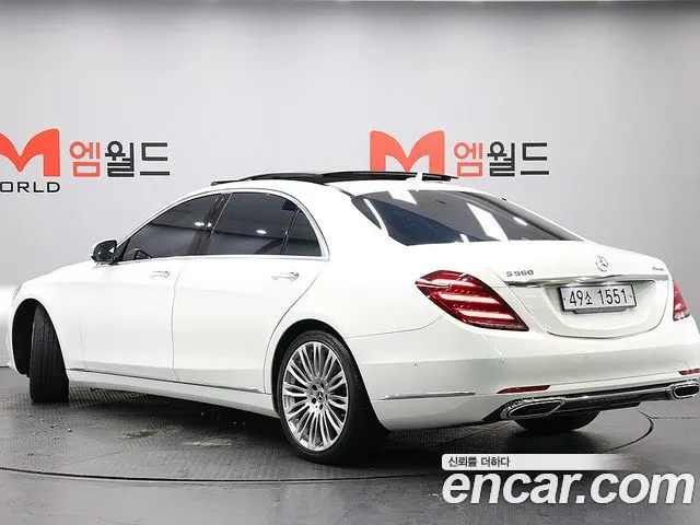 MERCEDES-BENZ S-CLASS W222 2019 — 126 626 км, белый, Корея — под ключ — фото 3