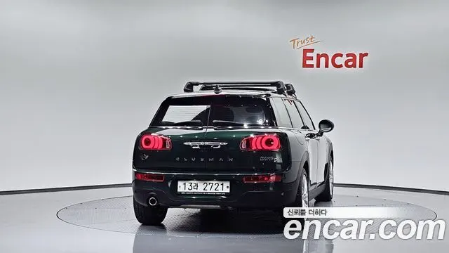 MINI COOPER D CLUBMAN 2019 — 104 932 км, тёмно-зелёный, Корея — под ключ — фото 4