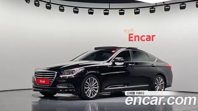HYUNDAI GENESIS DH 2016 — 149 919 км, чёрный, Корея — под ключ — фото 1