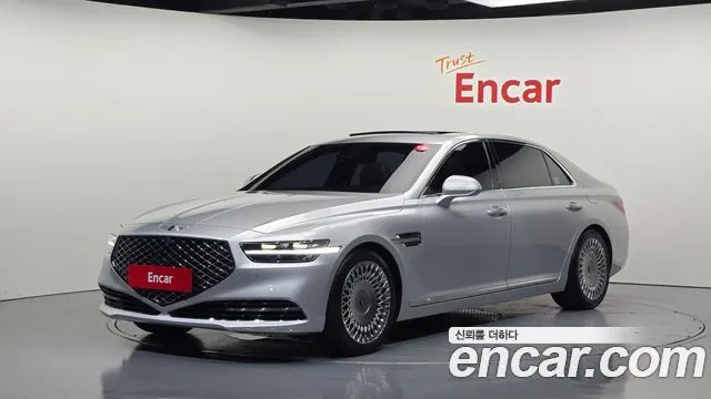 GENESIS G90 2019 — 87 021 км, серебристый, Корея — под ключ — фото 1