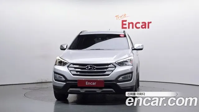 HYUNDAI SANTA FE 2014 — 247 745 км, серебристо-серый, Корея — под ключ — фото 3