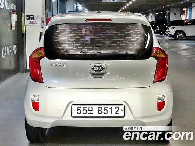 KIA MORNING 2014 — 95 052 км, белый-перламутр, Корея — под ключ — фото 4