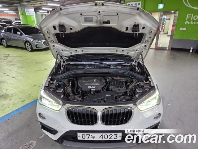 BMW X1 2017 — 137 726 км, белый, Корея — под ключ — фото 6