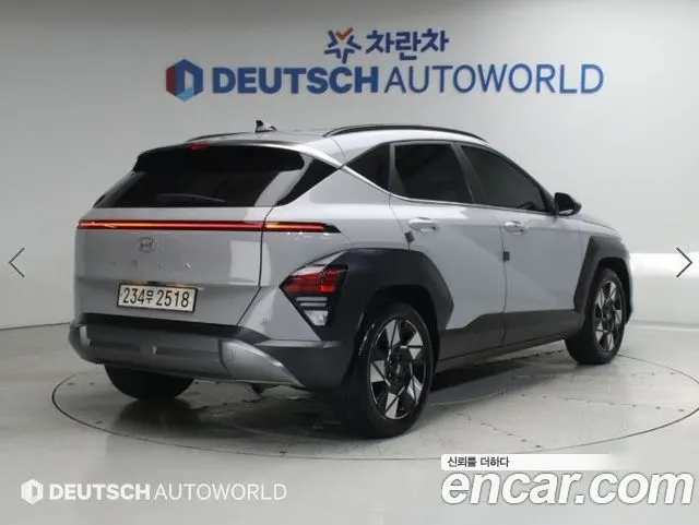 HYUNDAI KONA HYBRID 2023 — 46 497 км, серебристо-серый, Корея — под ключ — фото 2
