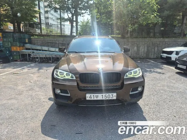 BMW X6 2012 — 293 368 км, коричневый, Корея — под ключ — фото 1