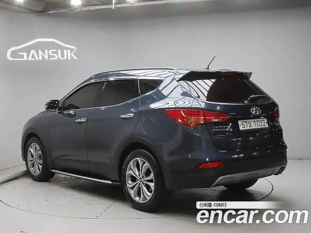HYUNDAI SANTA FE 2015 — 151 849 км, синий, Корея — под ключ — фото 2