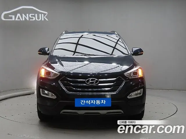HYUNDAI SANTA FE 2015 — 151 849 км, синий, Корея — под ключ — фото 3