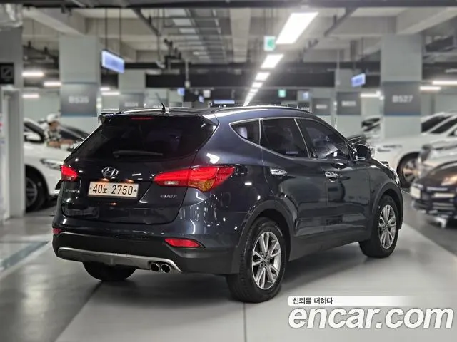 HYUNDAI SANTA FE 2014 — 170 290 км, синий, Корея — под ключ — фото 2