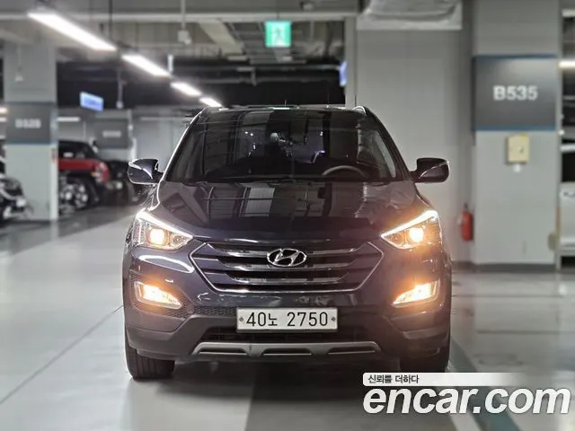 HYUNDAI SANTA FE 2014 — 170 290 км, синий, Корея — под ключ — фото 3