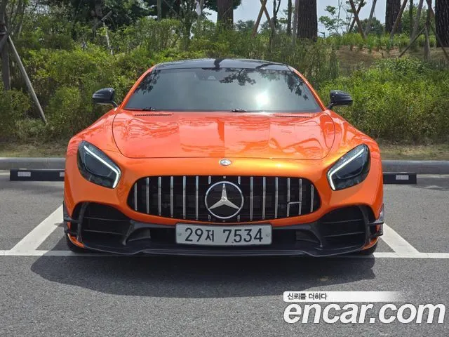 MERCEDES-BENZ AMG GT 2017 — 77 000 км, оранжевый, Корея — под ключ — фото 2