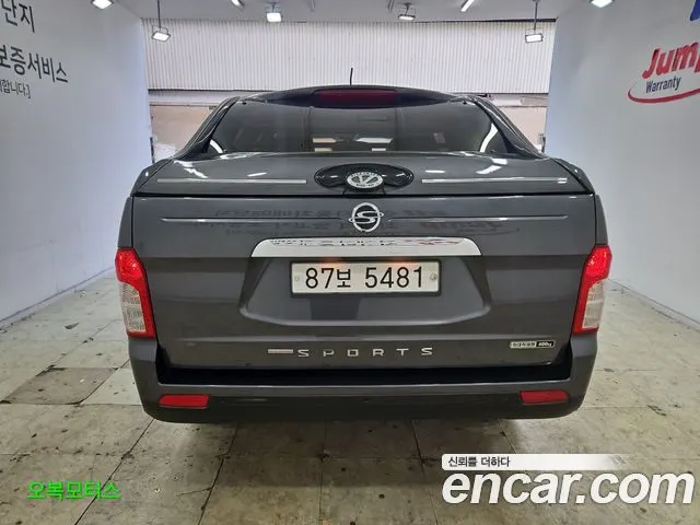 KGM KORANDO SPORTS 2017 — 106 300 км, серый, Корея — под ключ — фото 4