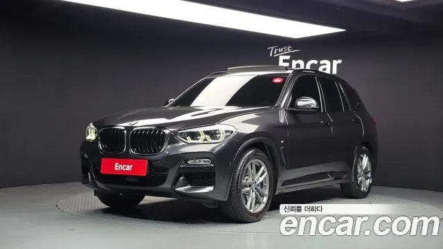 BMW X3 2019 — 80 144 км, серый, Корея — под ключ — фото 1