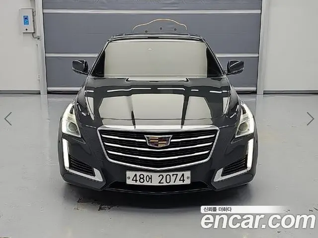 CADILLAC CTS 2015 — 110 000 км, серый, Корея — под ключ — фото 2