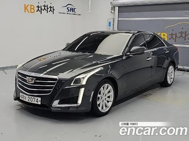 CADILLAC CTS 2015 — 110 000 км, серый, Корея — под ключ — фото 9