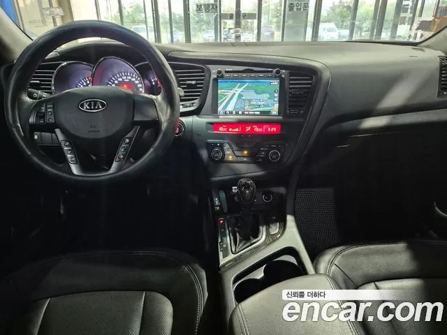 KIA K5 2011 — 92 792 км, светло-золотистый, Корея — под ключ — фото 9