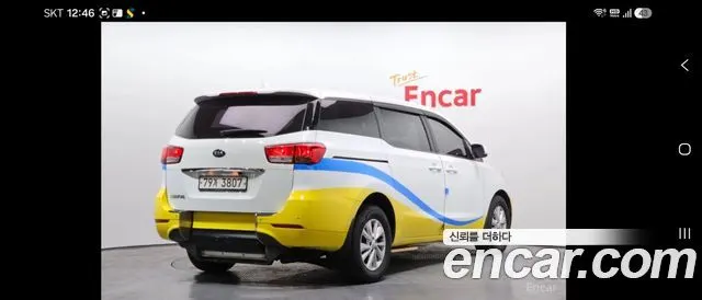 KIA CARNIVAL 2015 — 314 441 км, белый, Корея — под ключ — фото 2
