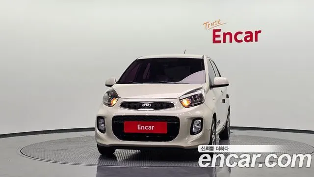 KIA MORNING 2016 — 171 595 км, белый-перламутр, Корея — под ключ — фото 3