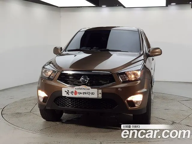 KGM KORANDO SPORTS 2017 — 86 000 км, коричневый, Корея — под ключ — фото 3