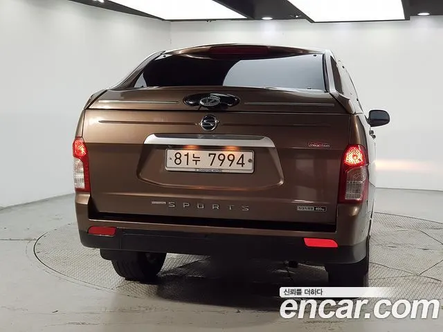 KGM KORANDO SPORTS 2017 — 86 000 км, коричневый, Корея — под ключ — фото 4