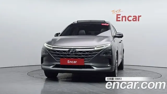HYUNDAI NEXO 2023 — 112 669 км, серебристо-серый, Корея — под ключ — фото 3