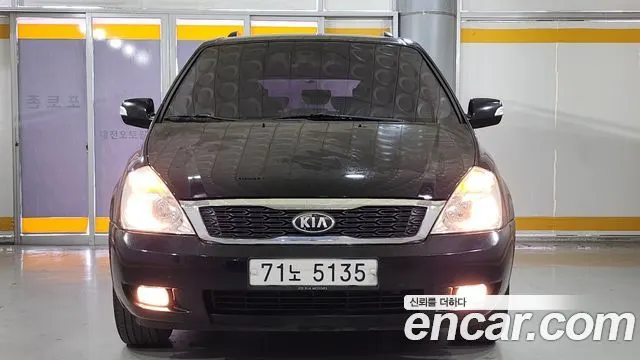 KIA CARNIVAL R 2013 — 245 210 км, чёрный, Корея — под ключ — фото 2