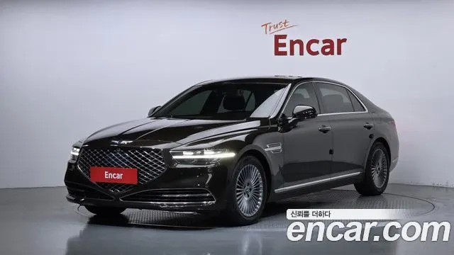 GENESIS G90 2019 — 183 543 км, коричневый, Корея — под ключ — фото 1