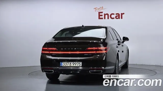 GENESIS G90 2019 — 183 543 км, коричневый, Корея — под ключ — фото 4