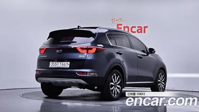 KIA SPORTAGE 2016 — 112 244 км, синий, Корея — под ключ — фото 2